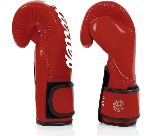 Рукавички боксерські з бинтами Fairtex BGV14 14 унцій, червоні