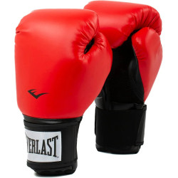 Боксерські рукавиці Everlast PROSTYLE 2 BOXING GLOVE 16 унцій, чорно-червоні