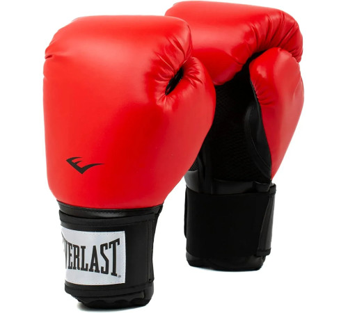 Боксерські рукавиці Everlast PROSTYLE 2 BOXING GLOVE 16 унцій, чорно-червоні