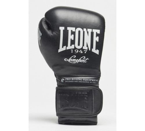 Рукавички боксерські Leone Greatest 12 унцій, чорно-білі
