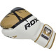 Боксерські рукавиці RDX BOXING GLOVES BGR-F7 16 унцій, біло-золотисті