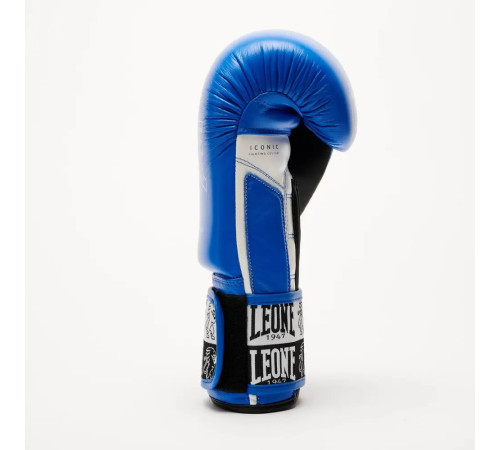 Рукавички боксерські з бинтами Leone GN208 ICONIC розмір 12 унцій, сині