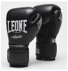 Рукавчики боксеріські Leone Greatest 18 унцій, чорно-білі