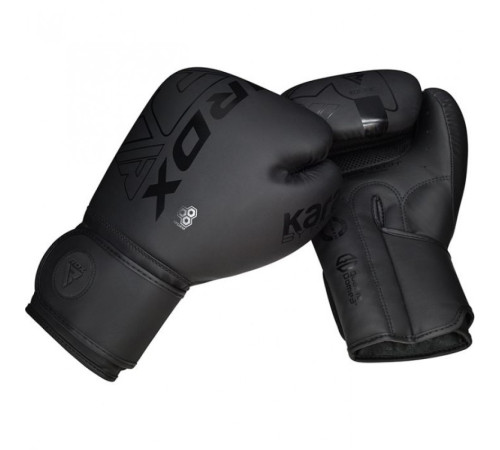 Рукавички боксерські RDX F6 12 унцій, чорні