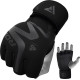 Тренувальні рукавиці для ММА RDX GRAPPLING GLOVES NEOPRENE T15 розмір M, чорні