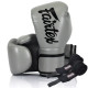 Рукавички боксерські з бинтами Fairtex BGV14 12 унцій, сірі