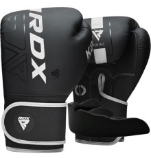 Боксерські рукавиці RDX F6 Kara Matte White 6 унцій (капа в комплекті)