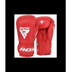 Боксерські рукавиці RDX BOXING GLOVES AS2 12 унцій, червоно-білий