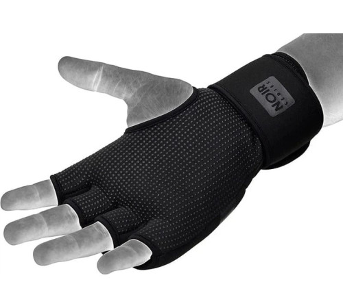 Тренувальні рукавиці для ММА RDX GRAPPLING GLOVES NEOPRENE T15 розмір L, чорний