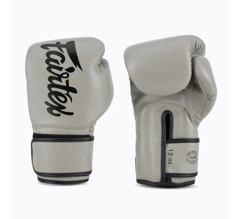 Рукавички боксерські з бинтами Fairtex BGV14 14 унцій, сірі