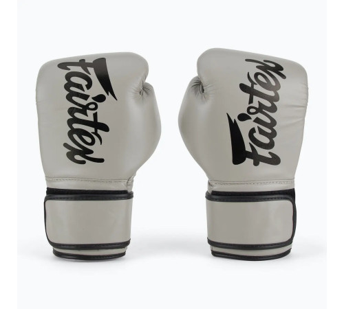 Рукавички боксерські з бинтами Fairtex BGV14 14 унцій, сірі