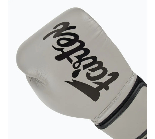 Рукавички боксерські з бинтами Fairtex BGV14 14 унцій, сірі