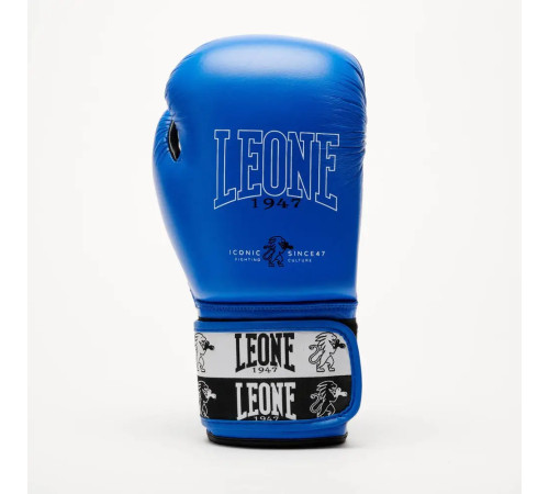 Рукавички боксерські з бинтами Leone GN208 ICONIC розмір 14 унцій, сині
