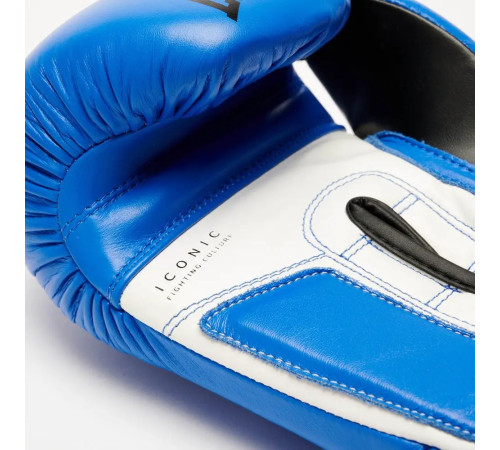 Рукавички боксерські з бинтами Leone GN208 ICONIC розмір 14 унцій, сині