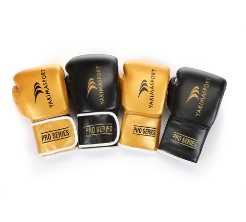 Рукавички боксерські Yakimasport TIGER BLACK L розмір 10 унцій, чорні