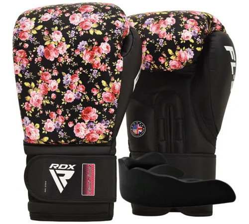 Рукавички боксерські з капою RDX FL-5 розмір 12 унцій, чорні