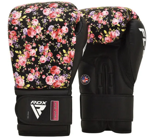Рукавички боксерські з капою RDX FL-5 розмір 12 унцій, чорні
