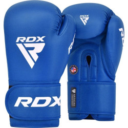 Боксерські рукавиці RDX BOXING GLOVES AS2 12 унцій, синьо-білий