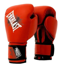 Боксерські рукавиці дитячі Everlast PROSPECT GLOVES 8 унцій, чорно-червоні