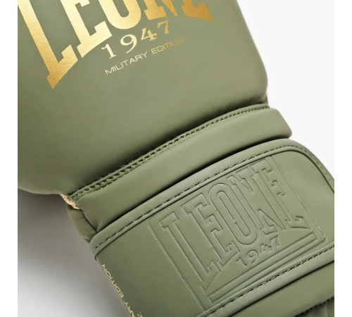 Рукавички боксерські з капою Leone GN059G MILITARY EDITION розмір 10 унцій, хакі