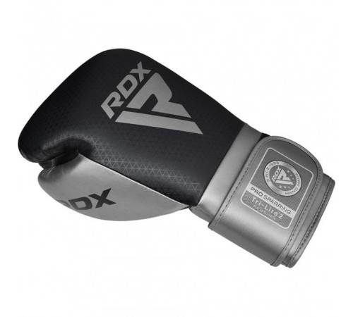 Рукавички боксерські RDX L2 Mark Pro 16 уцій, чорно-сірі