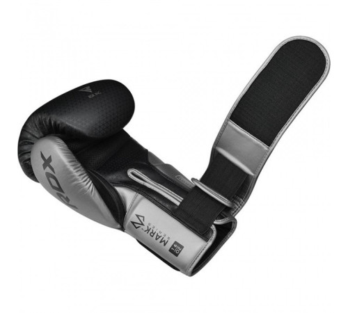 Рукавички боксерські RDX L2 Mark Pro 16 уцій, чорно-сірі