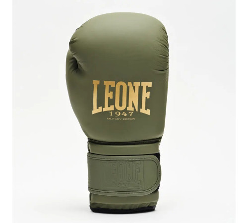 Рукавички боксерські з капою Leone GN059G MILITARY EDITION розмір 12 унцій, хакі