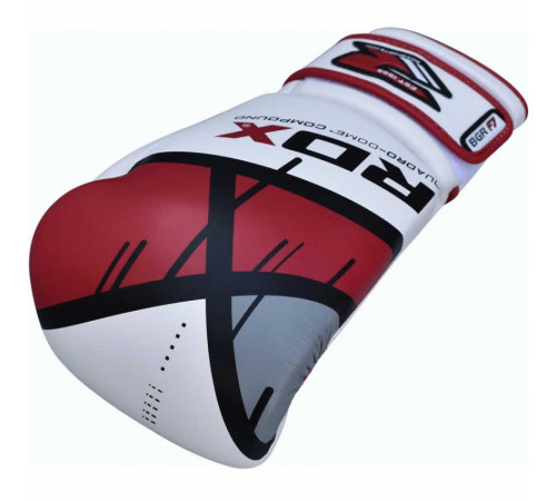 Рукавички боксерські RDX Rex Leather 10 унцій, різнокольорові