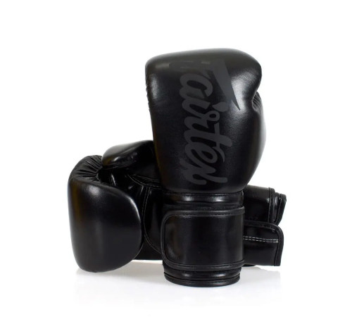 Рукавички боксерські з бинтами Fairtex BGV14SB 12 унцій, чорні