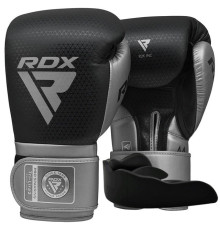 Боксерські рукавиці RDX  MARK PRO SPARRING TRI LIRA 2 SILVER-14 унцій (капа в комплекті)