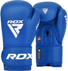Боксерські рукавиці RDX BOXING GLOVES AS2 10 унцій, синьо-білий