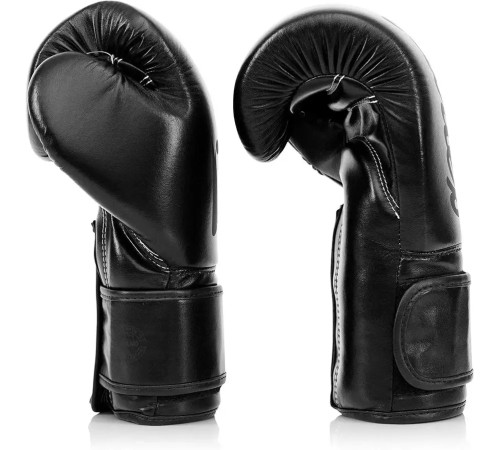 Рукавички боксерські з бинтами Fairtex BGV14SB 14 унцій, чорні