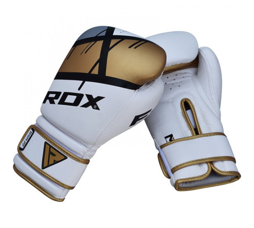 Рукавички боксерські RDX Rex Leather 14 унцій, різнокольорові