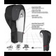 Боксерські рукавиці RDX BOXING GLOVES F15 чорний 16 унцій (BGR-F15MB)