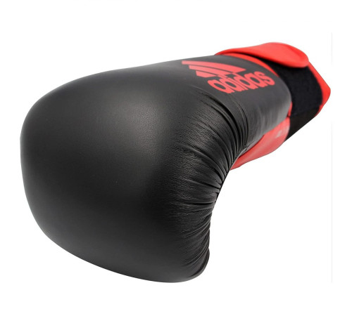 Рукавички боксерські ADIDAS Hybrid 100 розмір 12 унцій, чорно-червоні