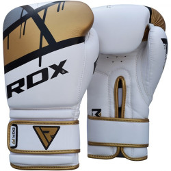 Рукавички боксерські RDX Rex Leather 16 унцій, різнокольорові