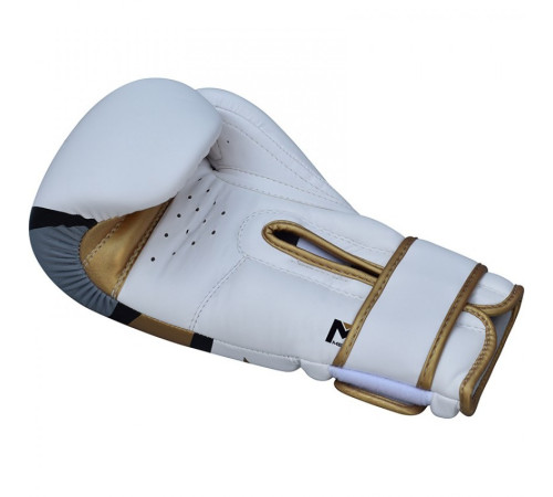 Рукавички боксерські RDX Rex Leather 16 унцій, різнокольорові