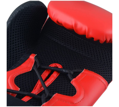 Рукавички боксерські ADIDAS Hybrid 250TG розмір 14 унцій, чорно-червоні