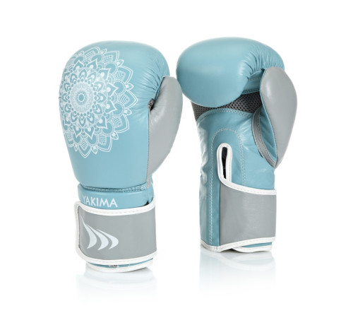 Жіночі рукавички MANDALA WHITE/BLUE (8 унцій) Жіночі рукавички MANDALA WHITE/BLUE (8 унцій)