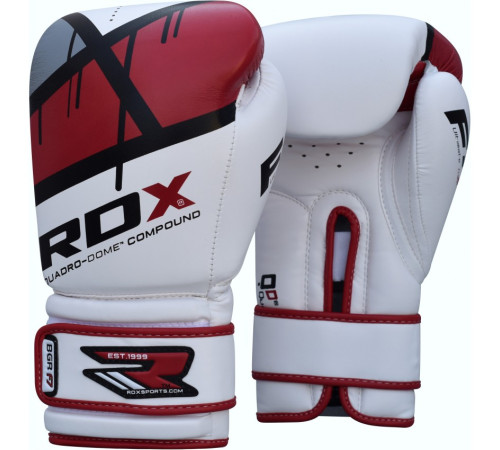 Рукавички боксерські RDX Rex Leather 12 унцій, різнокольорові