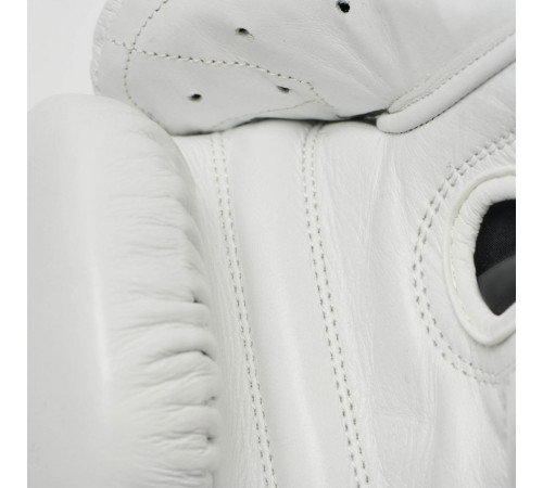 Боксерські рукавички Leone Greatest 10 унцій, біло-чорні