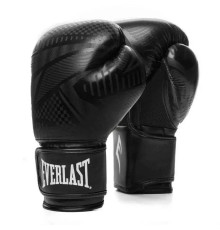 Боксерські рукавиці Everlast SPARK TRAINING GLOVES 12 унцій, чорно-білі