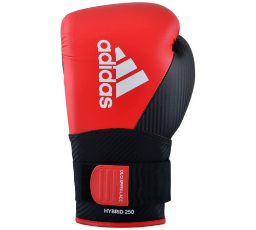 Рукавички боксерські ADIDAS Hybrid 250TG розмір 12 унцій, чорно-червоні