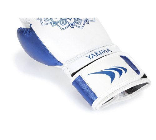 Жіночі рукавички MANDALA WHITE/BLUE (8 унцій) Жіночі рукавички MANDALA WHITE/BLUE (8 унцій)
