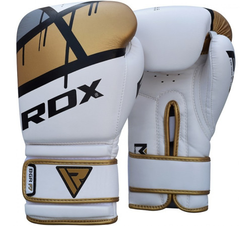 Рукавички боксерські RDX Rex Leather 8 унцій, різнокольорові