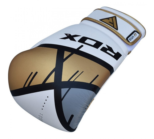 Рукавички боксерські RDX Rex Leather 8 унцій, різнокольорові