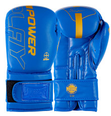 Боксерські рукавиці PowerPlay 3089 Alpha Сині 12 унцій