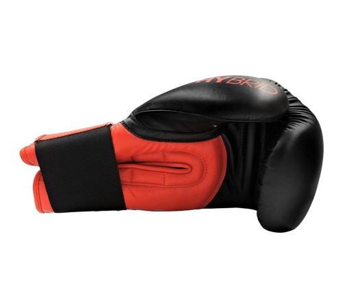 Рукавички боксерські ADIDAS Hybrid 100 розмір 10 унцій, чорно-червоні