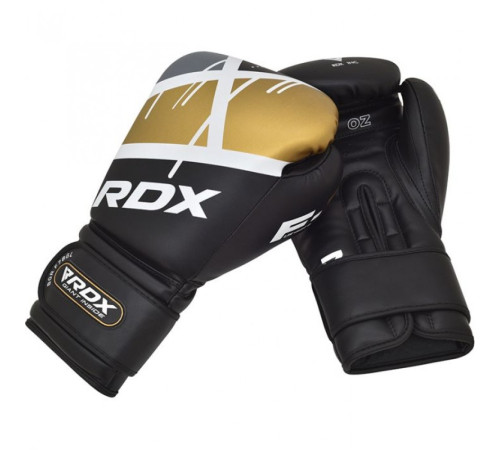 Рукавички боксерські RDX Rex Leather 8 унцій, різнокольорові