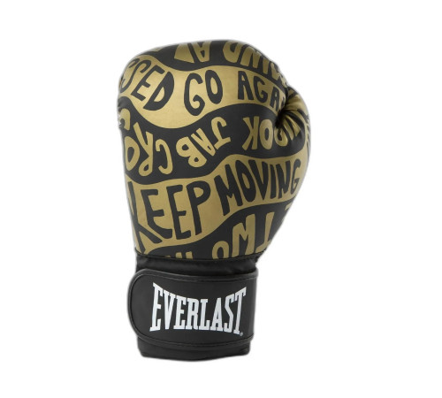 Боксерські рукавиці Everlast SPARK TRAINING GLOVE 12 унцій, чорно-золотисті